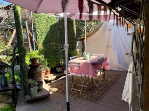 california glamping site 