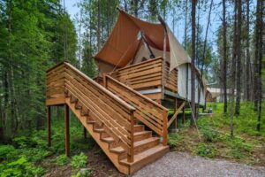 glamping wood montana