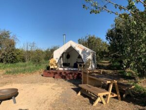 sleep in a tent california state 