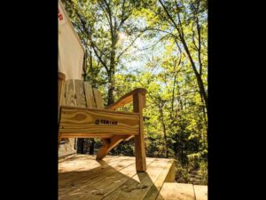 tent in louisiana camping site