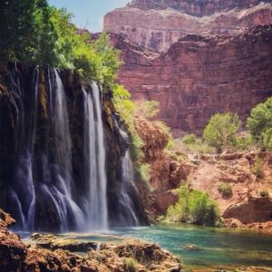 navajo falls  glamping arizona